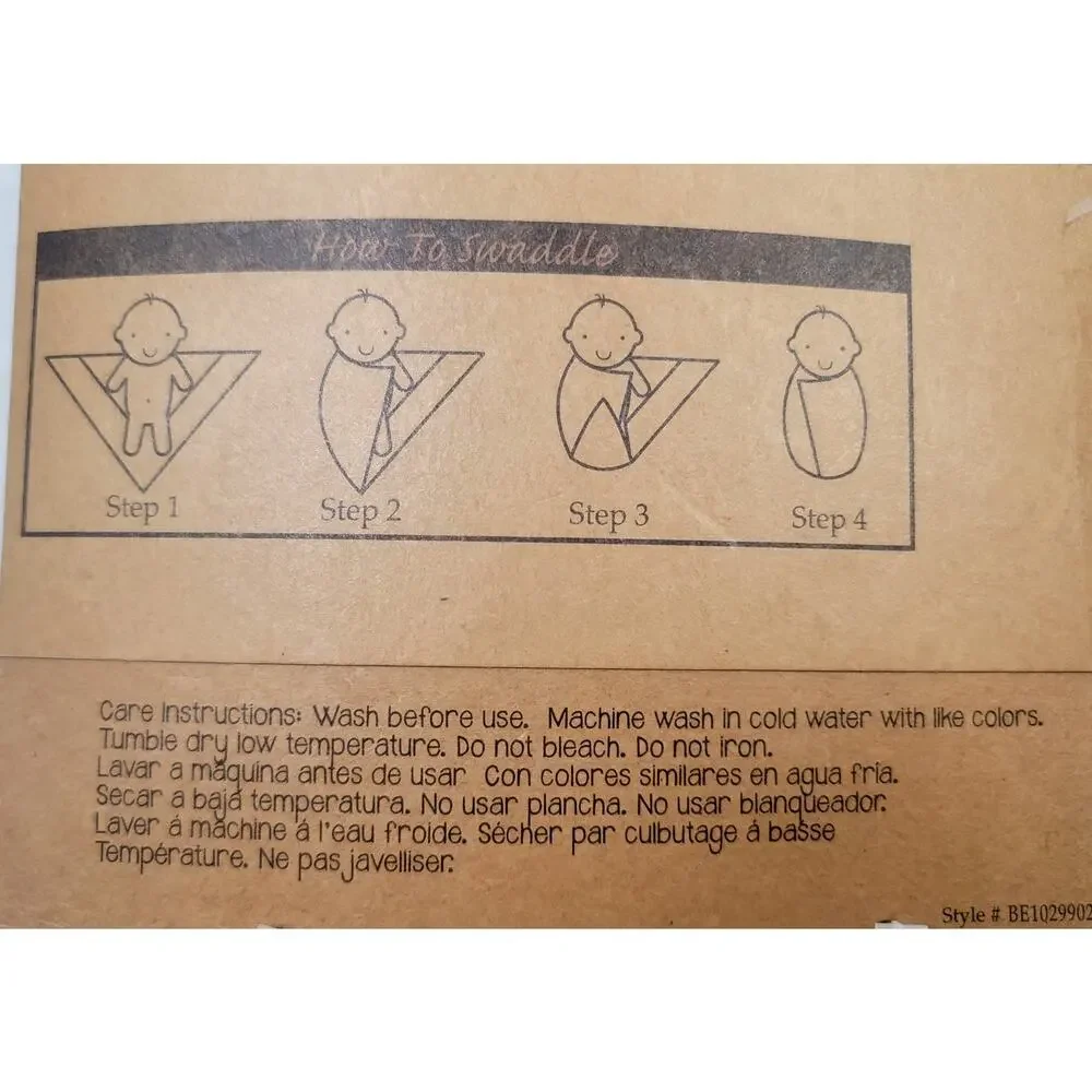 Chick Pea Baby Muslin Swaddle Blanket Set 2Pk Floral Pom Trim NWT